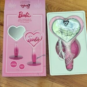 NEW IN BOX: Barbie LED handheld makeup mirror